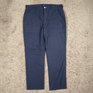 J Crew "Camp Pant" Work Wear Chino Pants Blue Mens 34x30